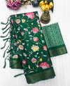 Mg 422 Handloom Weaving Digital Printed Sarees Wholesale Market In Surat